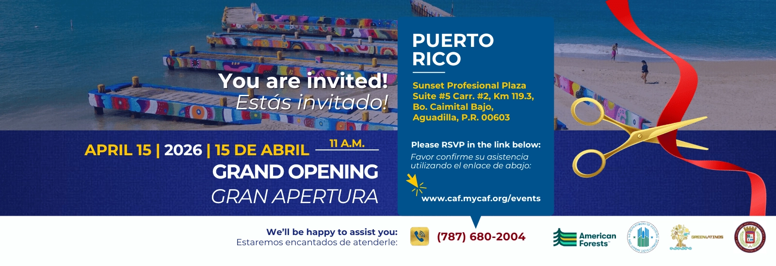 Grand opening Puerto rico CAF
